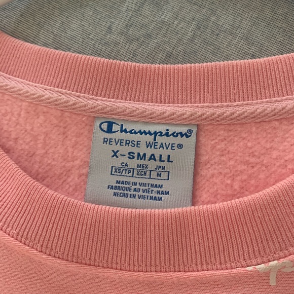 Champion long sweatshirt reverse weave pink - Picture 6 of 7